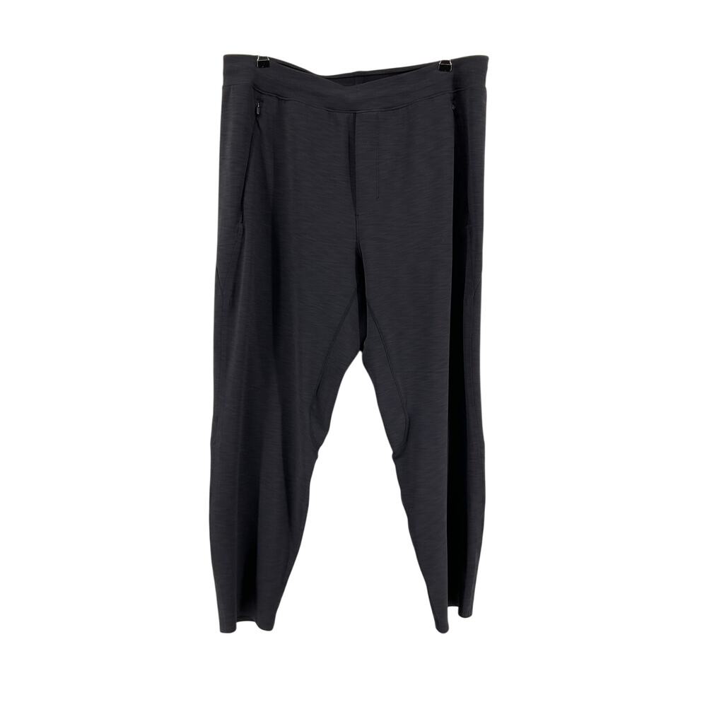 Lululemon Sleek Heathered Black Balancer 27-Inch Pants Size XL - Picture 2 of 7